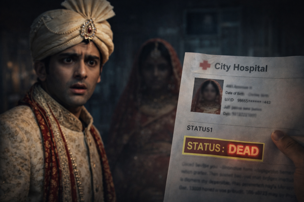 शादी के बाद दुल्हन की रिपोर्ट में लिखा था: Already Dead